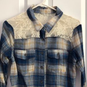 Mudd Western plaid shirt